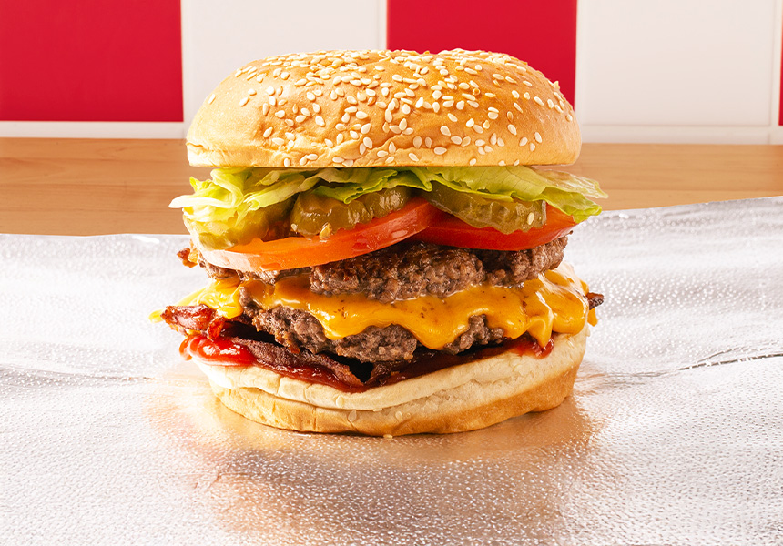five guys cheeseburger